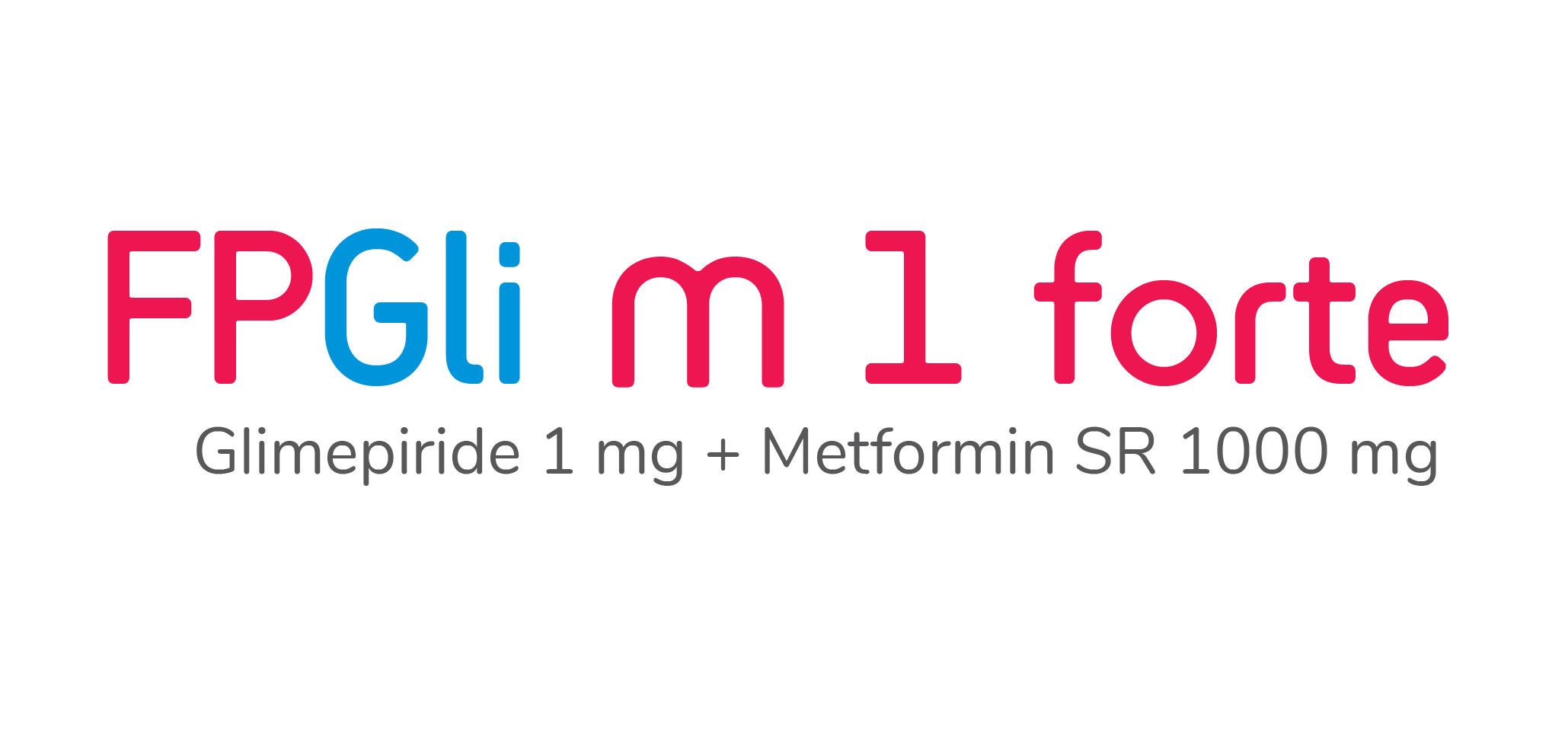FP Gli m 1 forte | Glimepiride 1 mg + Metformin SR 1000 mg